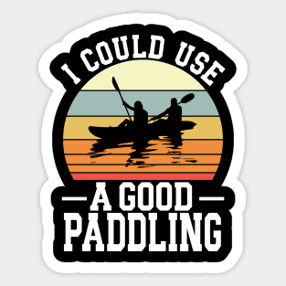 Cool Kayak For Men Women Kayaking Lovers Boat Canoe Kayakers Sticker